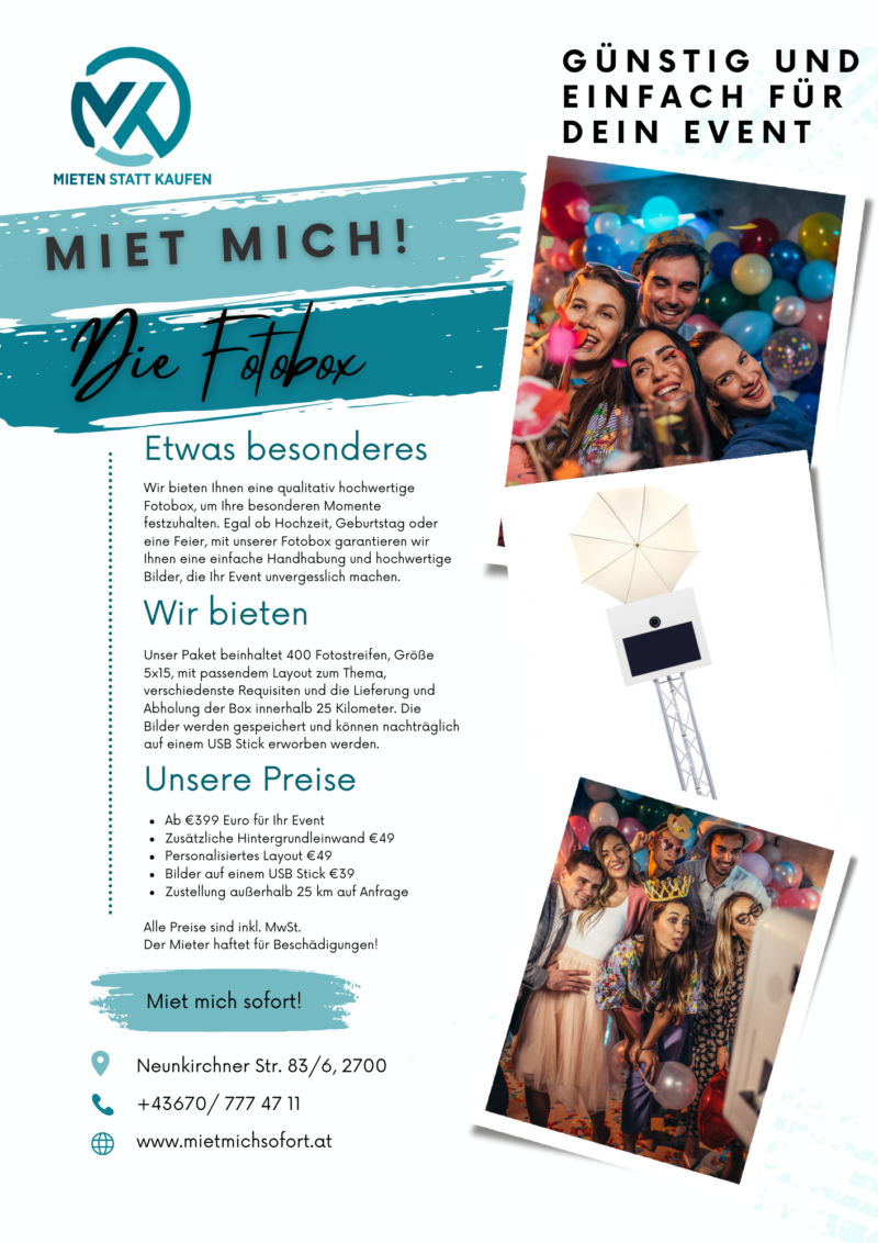 Professionelle Fotobox – Bild 6